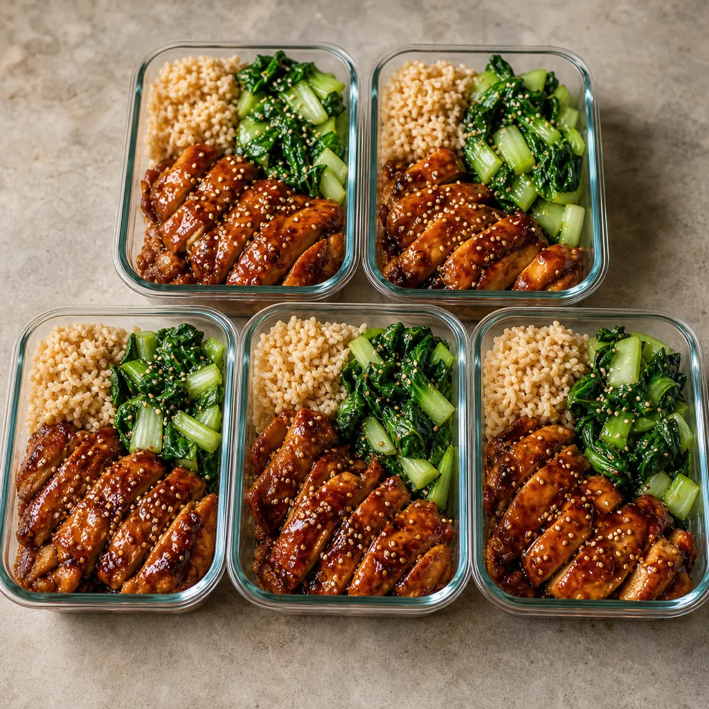 Teriyaki Chicken meal prep recipe